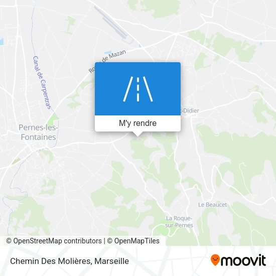 Chemin Des Molières plan