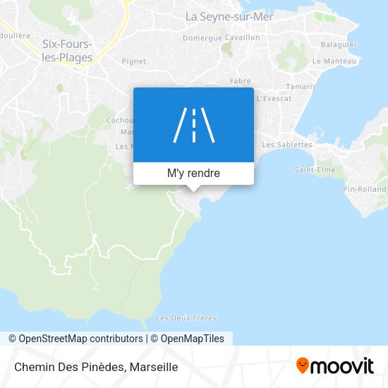 Chemin Des Pinèdes plan