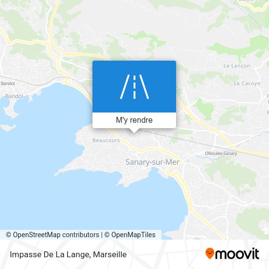 Impasse De La Lange plan