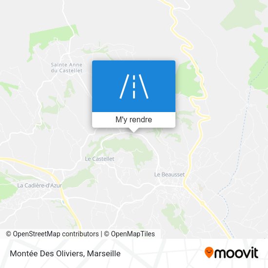 Montée Des Oliviers plan
