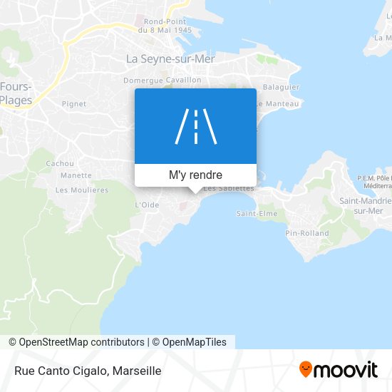 Rue Canto Cigalo plan