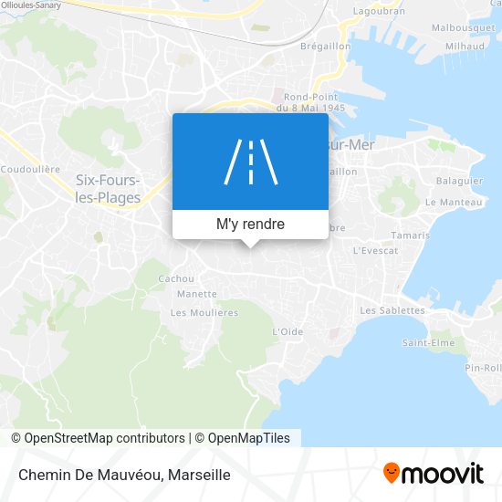 Chemin De Mauvéou plan