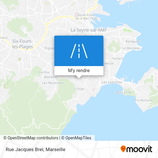 Rue Jacques Brel plan