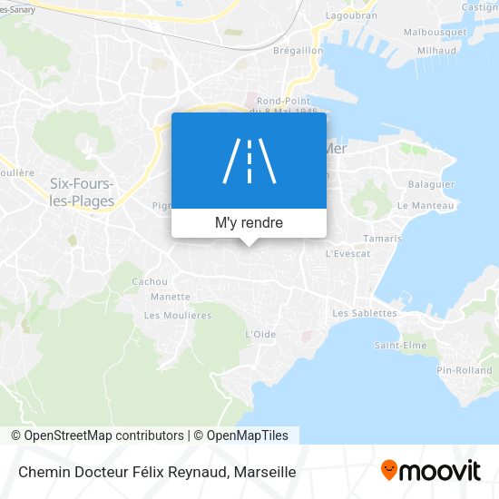 Chemin Docteur Félix Reynaud plan