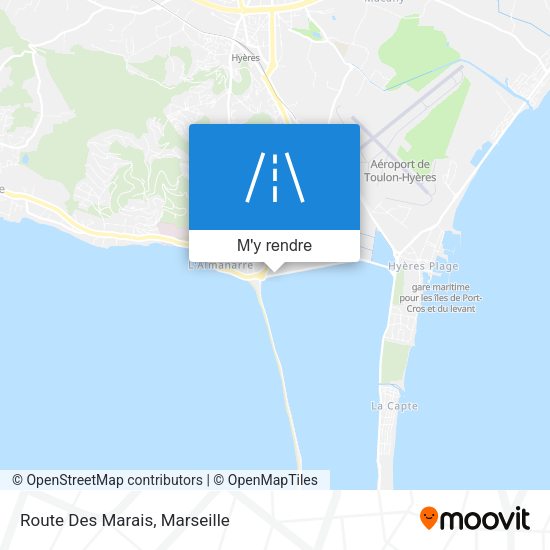 Route Des Marais plan
