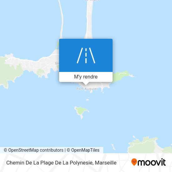 Chemin De La Plage De La Polynesie plan
