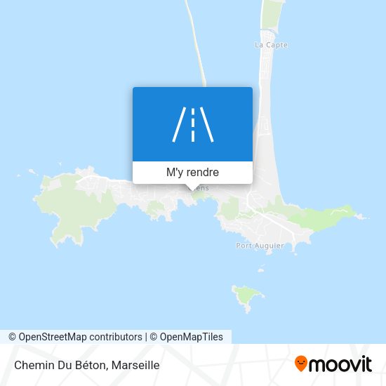 Chemin Du Béton plan