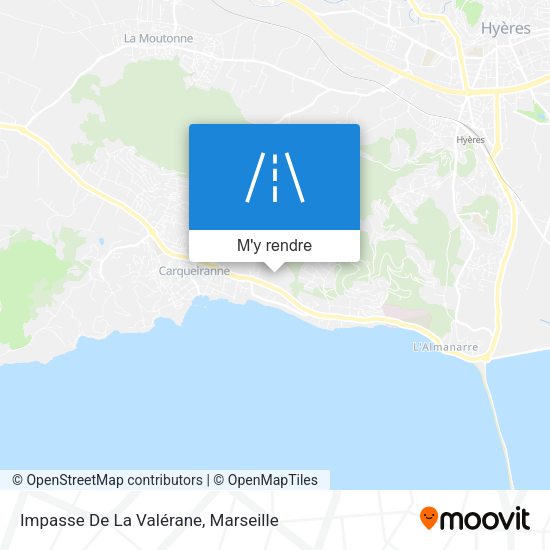 Impasse De La Valérane plan