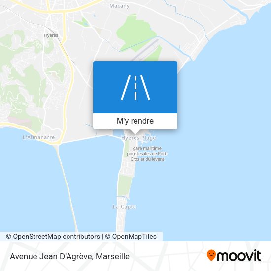 Avenue Jean D'Agrève plan