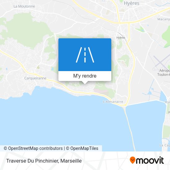 Traverse Du Pinchinier plan