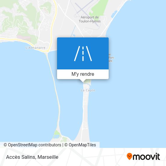 Accès Salins plan