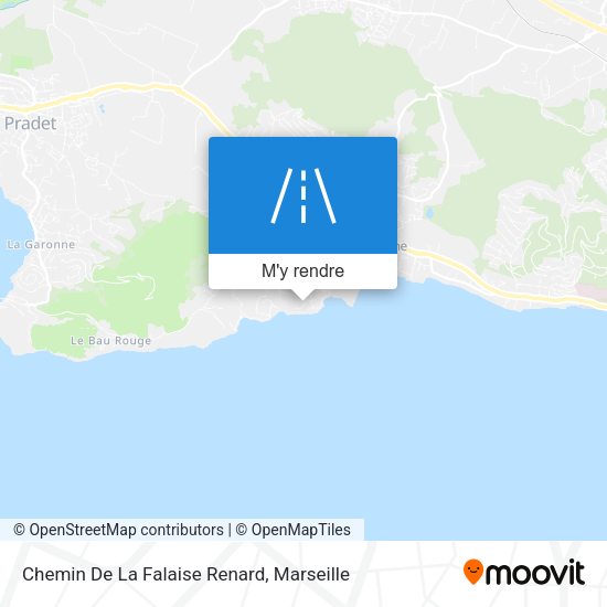 Chemin De La Falaise Renard plan