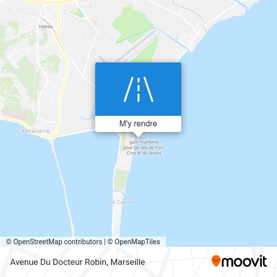 Avenue Du Docteur Robin plan