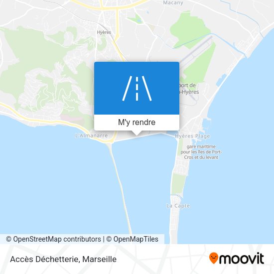 Accès Déchetterie plan