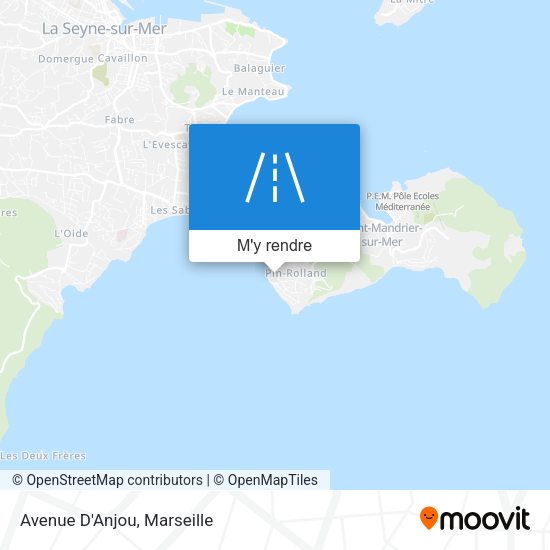 Avenue D'Anjou plan