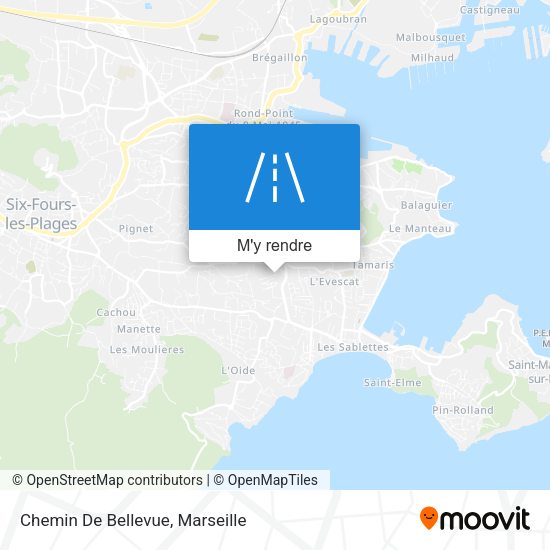Chemin De Bellevue plan