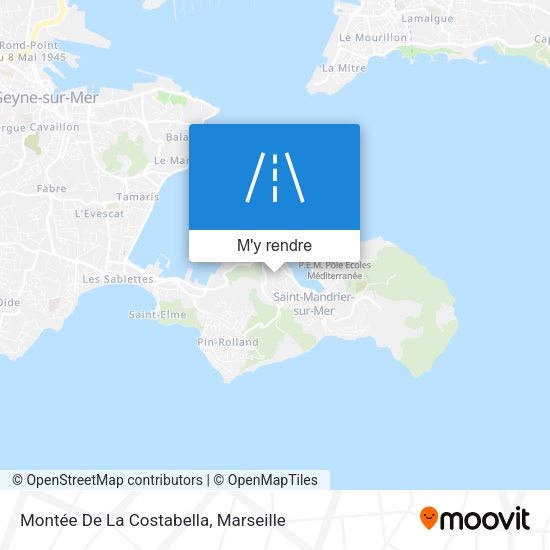 Montée De La Costabella plan