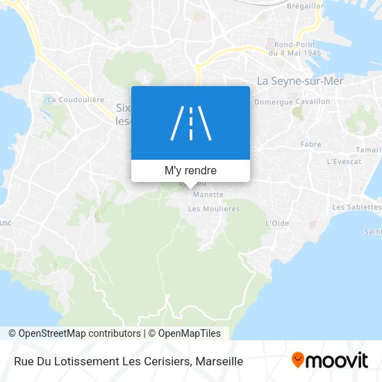 Rue Du Lotissement Les Cerisiers plan
