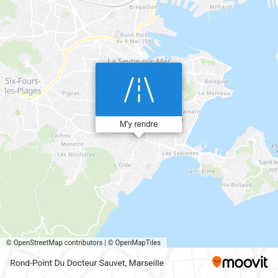 Rond-Point Du Docteur Sauvet plan