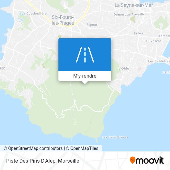 Piste Des Pins D'Alep plan