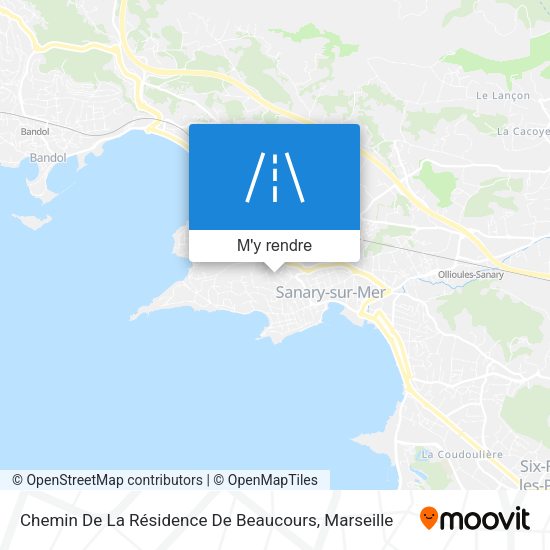 Chemin De La Résidence De Beaucours plan