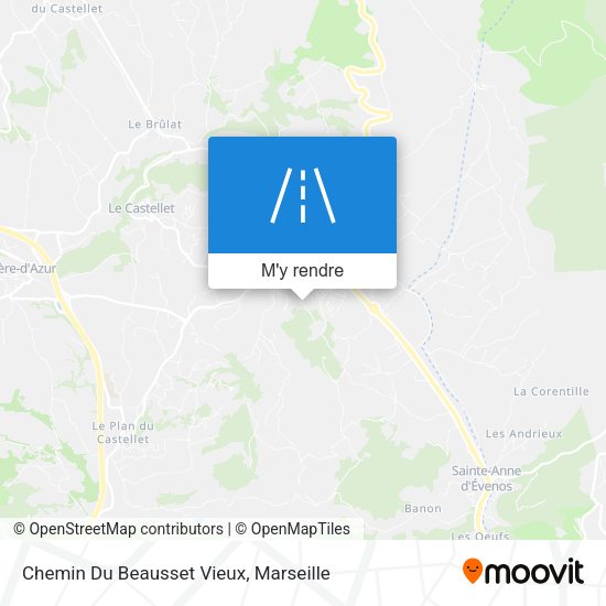 Chemin Du Beausset Vieux plan