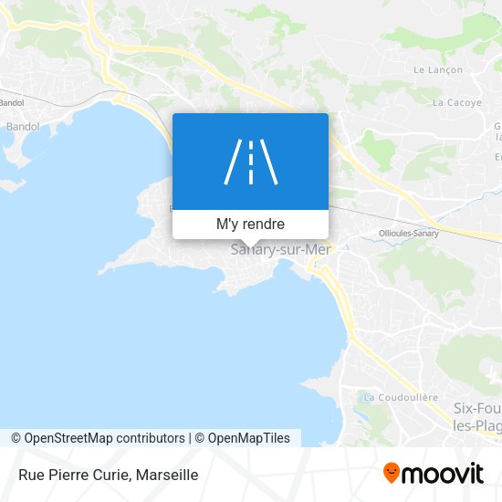 Rue Pierre Curie plan