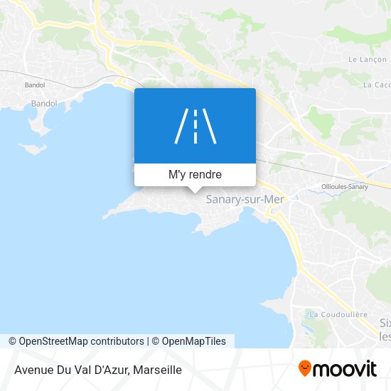 Avenue Du Val D'Azur plan