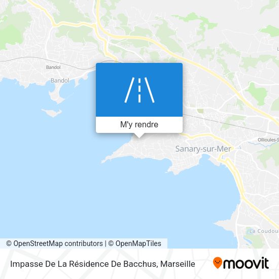 Impasse De La Résidence De Bacchus plan