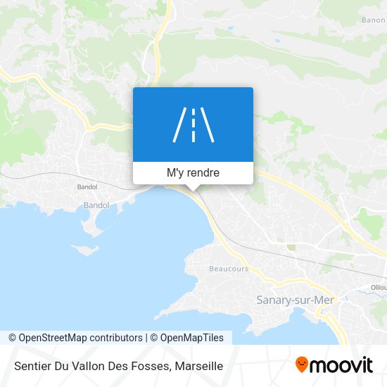 Sentier Du Vallon Des Fosses plan