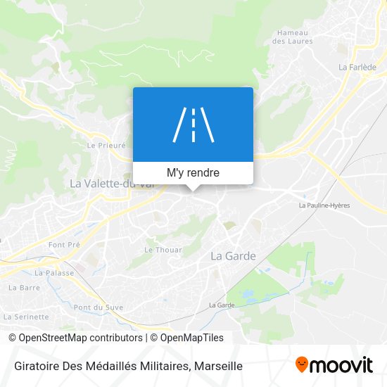 Giratoire Des Médaillés Militaires plan