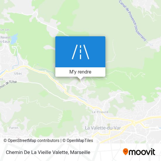 Chemin De La Vieille Valette plan