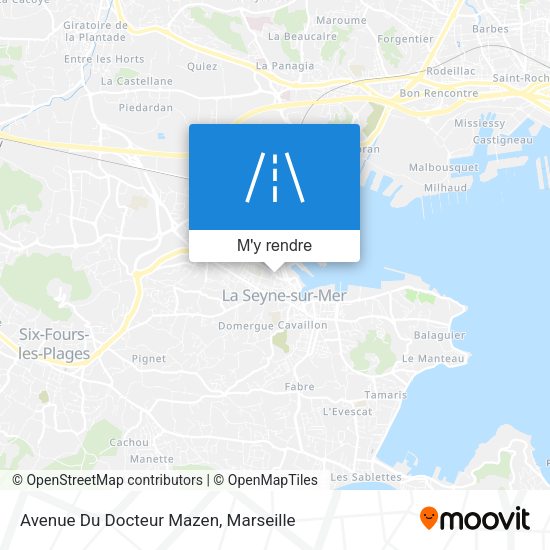 Avenue Du Docteur Mazen plan