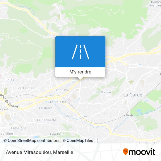 Avenue Mirasouléou plan