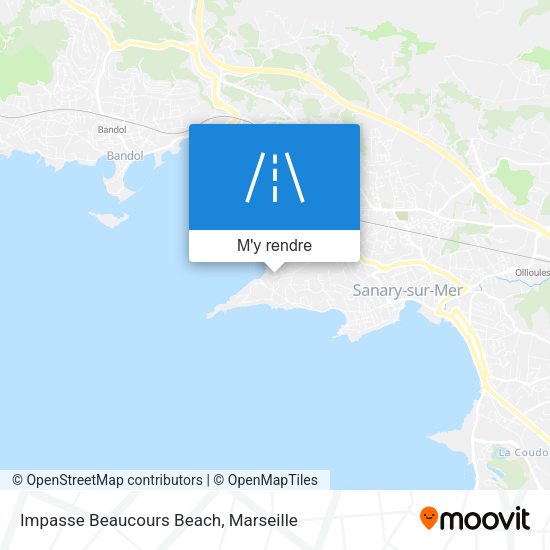 Impasse Beaucours Beach plan