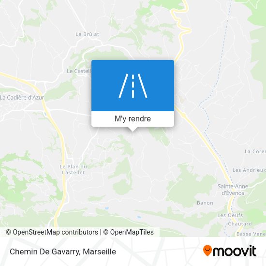 Chemin De Gavarry plan