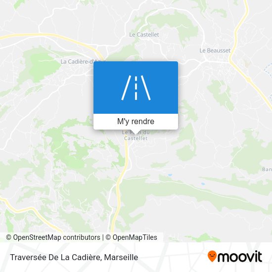 Traversée De La Cadière plan