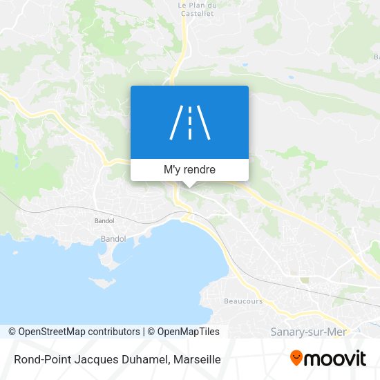 Rond-Point Jacques Duhamel plan
