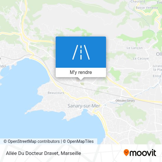 Allée Du Docteur Dravet plan