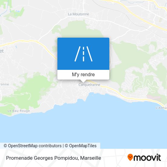 Promenade Georges Pompidou plan