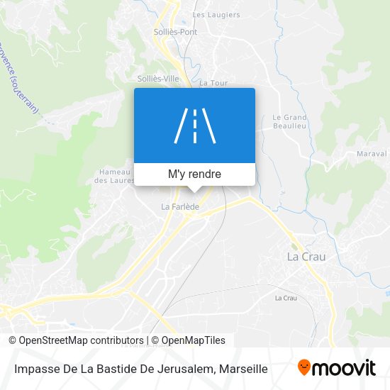 Impasse De La Bastide De Jerusalem plan