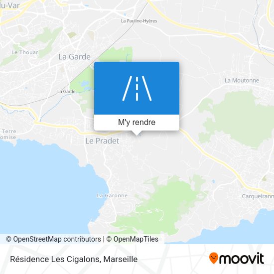 Résidence Les Cigalons plan