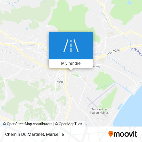 Chemin Du Martinet plan