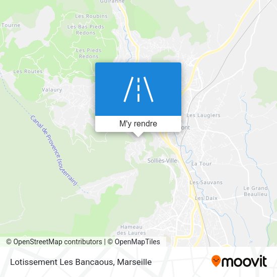 Lotissement Les Bancaous plan