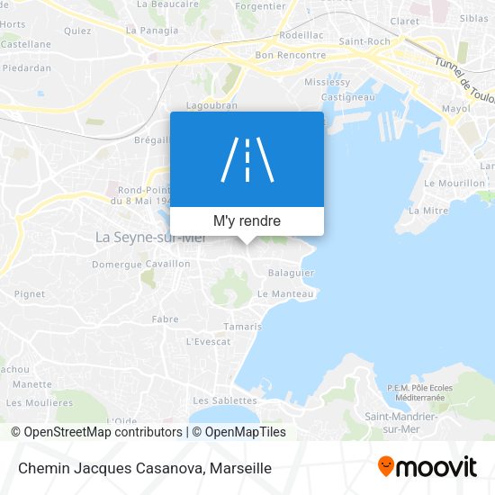Chemin Jacques Casanova plan