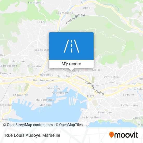 Rue Louis Audoye plan