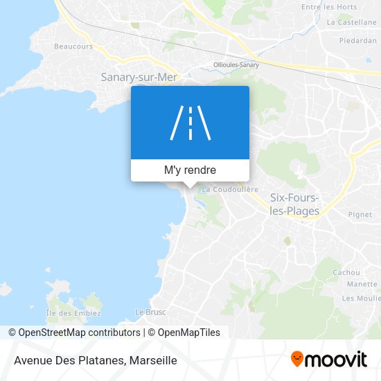 Avenue Des Platanes plan