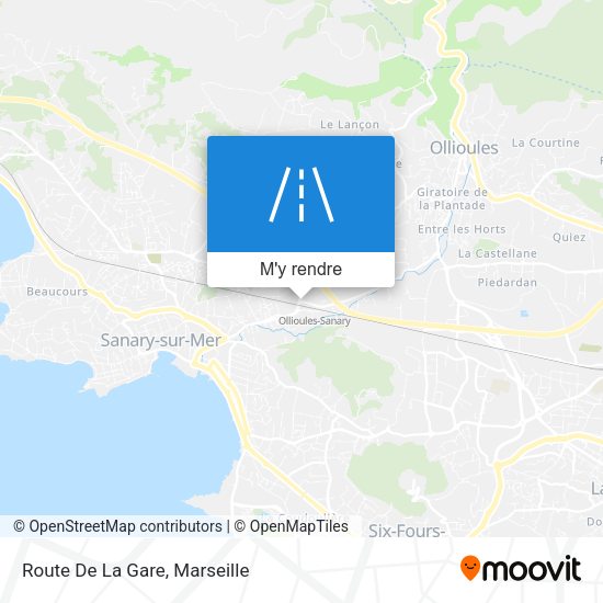Route De La Gare plan