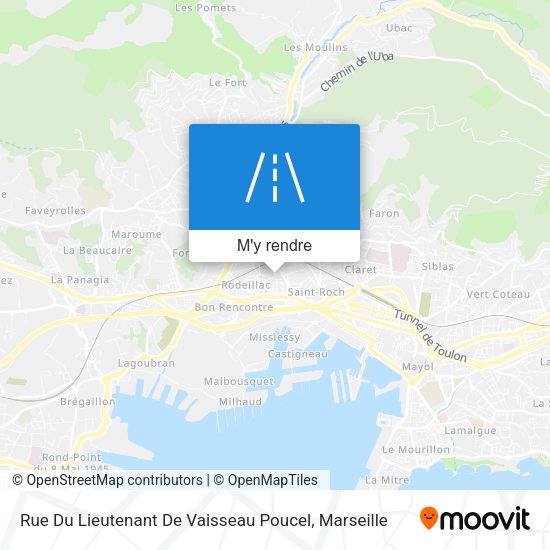 Rue Du Lieutenant De Vaisseau Poucel plan