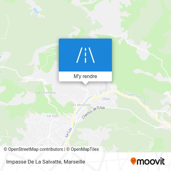 Impasse De La Salvatte plan